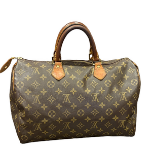 Louis Vuitton Speedy 35 Monogram Canvas Bag- Authentic